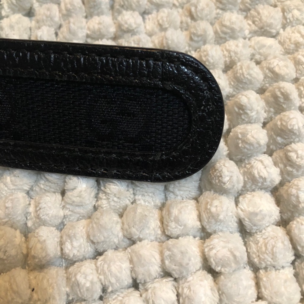 GUCCI Men’s Black Monogram Belt - Picture 9 of 16